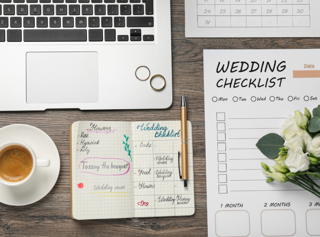 Image for a blog about creating your Wedding Planning Checklist.