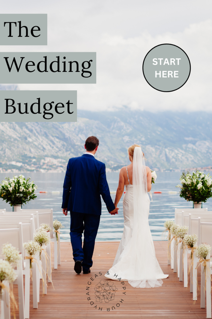 Image for a blog about creating a wedding budget while wedding planning.