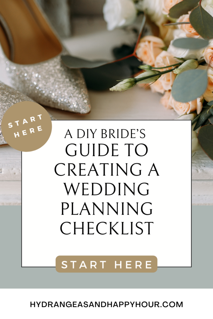 Image for a blog about creating the best wedding planning checklist. 