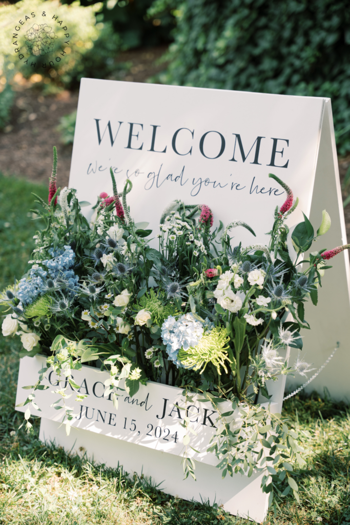 Wedding Welcome Sign